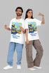 Printed T-Shirt - White - Calcutta Calling (Test)